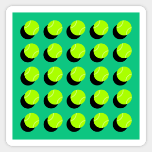 Tennis Ball Grid Sticker